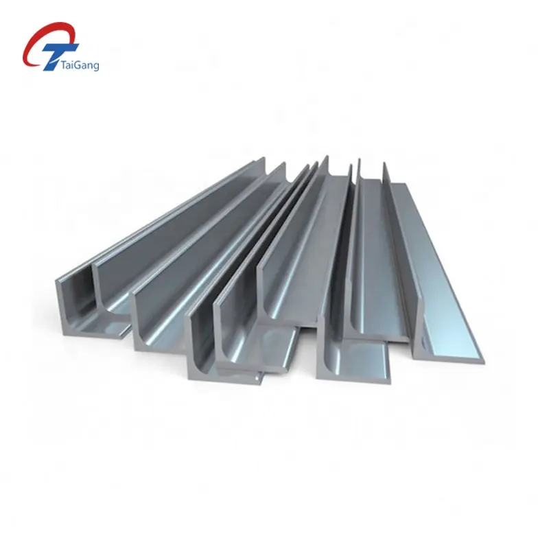 Best Selling 201 304 316 430Stainless Using For Structure Building Construction Standard Steel Angle