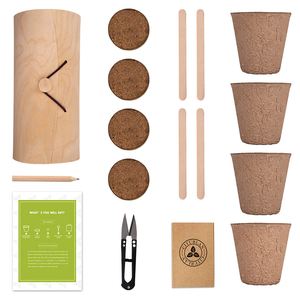 Vaso Moderno <span class=keywords><strong>per</strong></span> Fiori Kit di Coltivazione Erbe e Semi Materiale in Polpa Biodegradabile Ecologico <span class=keywords><strong>per</strong></span> Uso Interno ed Esterno in <span class=keywords><strong>Giardino</strong></span> - Product Image 2