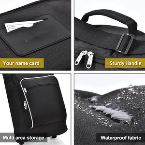 Factory Customized Rolling Double Padded Snowboard Ski Duffel Carry <b>Bag</b> Padded Ski Snowboard <b>Bag</b> <b>with</b> <b>Wheels</b> for Air Travel - Product Image 4