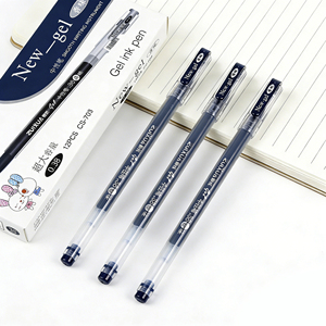 ปากกาเจลหัวเล็ก 0.38 มม. |   ดีไซน์หมึกแบบเต็มหลอด จับถนัดมือ น้ำหนักเบา สีดำ/แดง/น้ำเงิน/แดงไวน์ สำหรับการเขียนที่แม่นยำและจดบันทึกในสำนักงาน - Product Image 1
