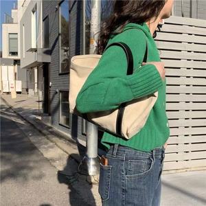 Huahao <span class=keywords><strong>xxl</strong></span> sac fourre-tout en <span class=keywords><strong>toile</strong></span> chat 2023 moyen avec poches et fermeture éclair pour journal a5 - Product Image 4