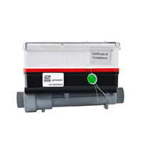 Compteur d'eau prépayé en plastique IP68 4G à ultrasons LoRaWAN avec clavier STS pour usage domestique, débitmètre R400 tout-en-un