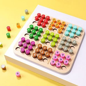 Gioco Sudoku in Legno Ecologico Senza Bordi Sfilacciati per Bambini 4-6 Anni, Giocattolo Educativo per l'<span class=keywords><strong>Apprendimento</strong></span> Precoce della <span class=keywords><strong>Matematica</strong></span> e l'Allenamento Mentale - Product Image 5