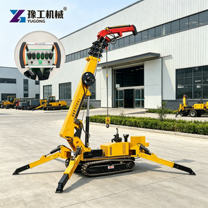 Grúa Araña <span class=keywords><strong>de</strong></span> 5t, Mini Grúa sobre Orugas con Sistema Anti Dos Bloques para Trabajos Seguros <span class=keywords><strong>de</strong></span> Montaje en Escenarios - Product Image 3