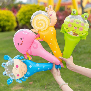 Palloncino in Foil a Forma di Animale Cartone Animato con Bastoncino Sonoro, Rana, Granchio, Medusa - Giocattolo Promozionale per Bambini, Gadget da Mercato Notturno, Vendita all'Ingrosso - Product Image 3