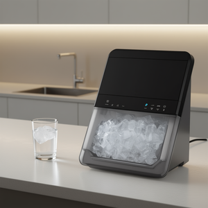 Máquina de Hielo de Sobremesa Klarstein, 50 Libras/24 Horas, Autolimpiante, Eléctrica, Doméstica, de Plástico, para Hacer Cubitos de Hielo - Product Image 2