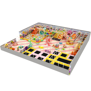 Centre de divertissement familial, aire de jeux intérieure pour enfants, aire de jeux intérieure avec trampoline, équipement d'aire de jeux intérieure commerciale - Product Image 2