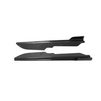 Pour Chevrolet Corvette Stingray C8 2020 2021 : Kit carrosserie complet en fibre de carbone véritable (splitter avant, lèvre de spoiler, diffuseur arrière)