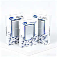 Boîte d'emballage en papier avec fenêtre transparente pour câble de chargeur USB, électronique grand public, carton rectangulaire, recyclable, boîtes en papier