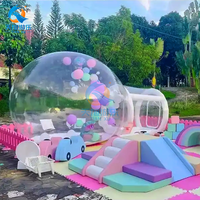 Tente gonflable transparente de dôme de bulle de PVC de haute qualité pour le camping et les noces