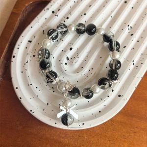 Trendy Colorful Sweet Fantasy Popcorn Cracked <b>Beads</b> <b>Bracelet</b> for Women Girls Colored 10mm Angel Crystal Butterfly Charm <b>Bracelet</b> - Product Image 4