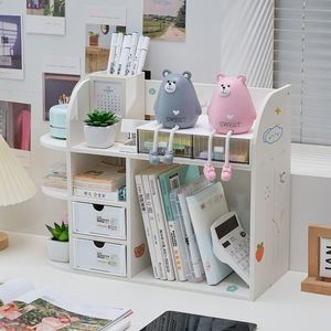 Cosmetic Storage Box With <b>Drawers</b> And Partitions 40Cm Desktop Organizer For <b>Makeup</b> Skincare Products Bathroom Shelf - Product Image 2