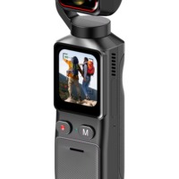 Caméra d'action de poche Ultra HDL194KCMOS avec prise en charge MicroSD, étanche IP67, grand angle 180° rotatif, mini caméra sport Vlog, écran tactile 1,69 pouces