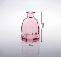 Bouteille en verre vide de luxe de 100 ml pour diffuseur de parfum de voiture avec boîte, diffuseur prismatique pour huiles essentielles et parfums – Vente en gros