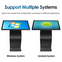Moniteur à écran tactile de 23.6 pouces Kiosque Android Support d'affichage de publicité numérique pour les magasins de détail