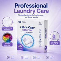 Feuilles de protection couleur pour lessive domestique, gardent les vêtements brillants, lavage de charges mixtes, anti-décoloration, paquet personnalisé