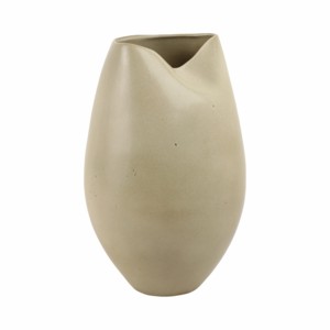 Vaso ovale moderno in ceramica per soggiorno e decorazioni per la casa, vaso decorativo in terracotta per camera da letto e esposizione in ambienti interni - Product Image 3