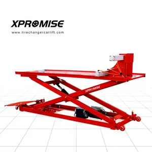 Pneumatic Motorcycle Scissor Lift 500kg Lifting Capacity Hydraulic Motorcycle Lifts Auto Garage Equipment