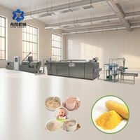 Chaîne de production de riz instantané nutritif et ligne de transformation alimentaire par extrusion, directement de l'usine