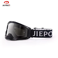 Jiepolly OEM Personnalisation Logo Dirt Bike Moto Sports Lunettes Motocross Lunettes Sans Cadre Racing Mx Personnalisé Moto Lune
