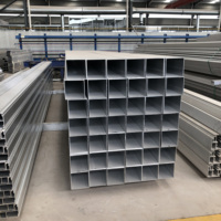 Tube carré en alliage d'aluminium 6063/6061 anodisé, services de pliage, découpe et soudage, longueur personnalisée, usage industriel, nouveau matériau RD, conforme aux normes ASTM