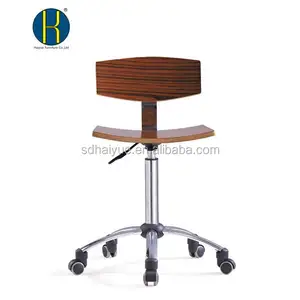 HY5011 China Factory rose wood design leather office desk chair with good quality