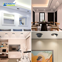 Spot LED encastré moderne en aluminium EU Downlight 5W/7W IP65 pour plafonds de maison et de bureau