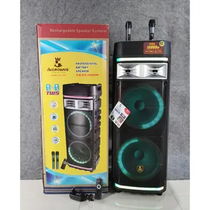 CH-1262 Offre Spéciale sans fil haut-parleur conjuguent 12 "karaoké haut-parleurs sans fil avec micro