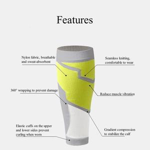 Manchon de compression sportif professionnel haute élasticité pour mollet et soutien de la jambe - Product Image 6