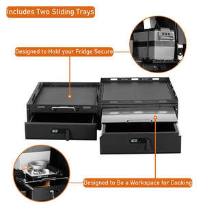 Sistema <span class=keywords><strong>de</strong></span> Cajón Deslizable para Refrigerador <span class=keywords><strong>de</strong></span> Carga Interior Personalizado al por Mayor <span class=keywords><strong>de</strong></span> Fábrica Ambull para Jeep Wrangler JK JL 4 Puertas 2015-2025 - Product Image 6