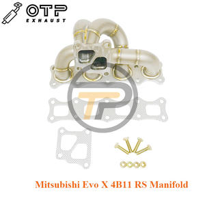 ท่อไอเสีย OTP สำหรับมิตซูบิชิ* <span class=keywords><strong>EVO</strong></span> X <span class=keywords><strong>EVO</strong></span> <span class=keywords><strong>10</strong></span> 4B11 ท่อร่วมไอเสียแบบท่อ <span class=keywords><strong>RS</strong></span> ทำจากสแตนเลส SUS304 ประสิทธิภาพสูง - Product Image 2