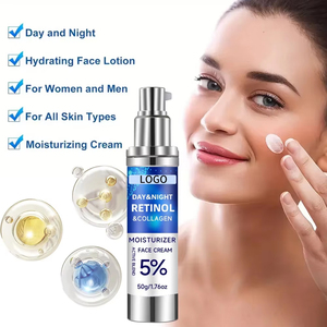 Crème hydratante raffermissante au collagène pour le visage, marque privée, pour tous les types de peau, femmes et hommes, crème de nuit <span class=keywords><strong>anti</strong></span>-<span class=keywords><strong>âge</strong></span> au rétinol - Product Image 3