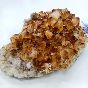 Hochwertige natürliche Citrin cluster Heil kristalle Kristalle Heils teine Geschenk für die Dekoration