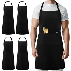 Kitchen Apron Printed Anti-fouling Cover Home Sleeveless Advertising Cartoon paint apron for adults pink for women