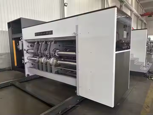 Máquina de Bajo <span class=keywords><strong>Precio</strong></span> para Impresión Flexográfica, Secado, Barnizado, Ranurado, Troquelado Rotatorio, Plegado, Encolado y Flejado de Cajas de Cartón Tipo Fijo - Product Image 6