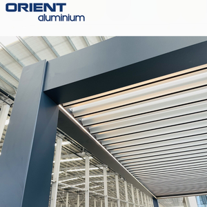 2025 Op Maat Gemaakte Terras Dakbedekking Aluminium Pergola Buiten Luifel Terras Dakpaneel Aluminium Met Glazen Schuifdeuren - Product Image 4