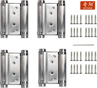 QIYANG Charnières à ressort à Double Action Charnières à fermeture automatique en acier inoxydable Cuisine moderne Portes à fort trafic Portes battantes à fermeture douce