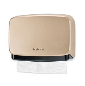 Porte-<span class=keywords><strong>serviettes</strong></span> mural pour toilettes, cuisine d'hôtel personnalisé, distributeur de <span class=keywords><strong>serviettes</strong></span> <span class=keywords><strong>en</strong></span> <span class=keywords><strong>papier</strong></span> carré <span class=keywords><strong>en</strong></span> plastique à plis multiples <span class=keywords><strong>en</strong></span> or joli - Product Image 1