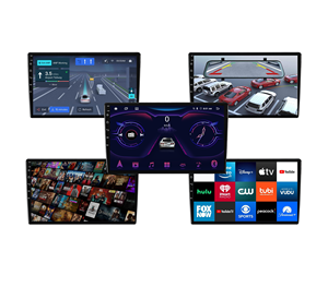 Lecteur Android de voiture de 9 pouces 4 + 64G avec 360 caméra vue DAB prise en charge multimédia pour <span class=keywords><strong>autoradio</strong></span> Android avec caméra de recul - Product Image 1