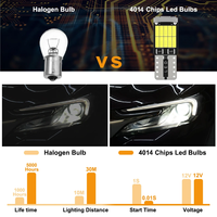Ampoule LED T10 W5W 194 168 501 Canbus sans erreur pour éclairage intérieur de voiture, puce T10 4014, 26 SMD, blanc pur, pour tableau de bord, lampe de voiture, ampoule de clignotant