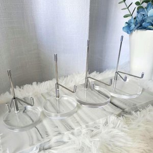 Soportes Ajustables de Metal y Lucite para Exhibición de Especímenes, Soporte de Acrílico Transparente para Cristales, Joyas, <span class=keywords><strong>Piedras</strong></span>, Fósiles y Rocas de Colección - Product Image 6