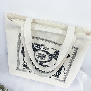 Sac fourre-tout décontracté en toile à bandoulière, écologique et recyclable, grande capacité, pour femme, idéal comme cadeau - Product Image 4
