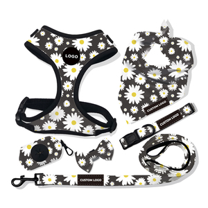 Wholesale Pet Supplies No Pull Harnesses for <strong>Dogs</strong> Custom Luxury Pet Accessories Collar <strong>Leash</strong> Adjustable <strong>Dog</strong> Harness Vest Set - Product Image 5