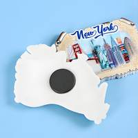 Autocollants magnétiques multicouches Souvenir de voyage USA à impression personnalisée Aimant de réfrigérateur pour cadeaux promotionnels
