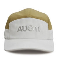 Casquette de camping personnalisée tendance avec logo argenté en TPU, casquette de camping souple pour l'extérieur