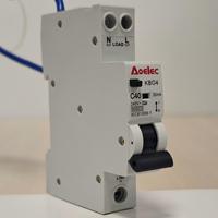 Aoelec KBO1 RCBO 6kA Capacité de coupure Courbe B/C 230V Tension nominale 1P+N Certifié CE Montage sur rail DIN