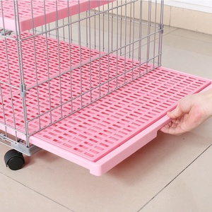 Villa di lusso a singolo strato grande gabbia per gatti con plastica solida e chiusura a bottone a scatto - Product Image 4