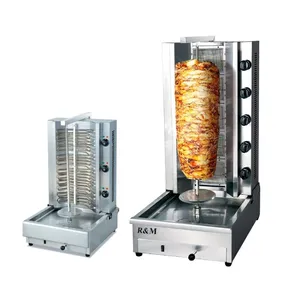 Turkse Kleine Lokale Rotary Mini Sharwama Elektrische Doner Kebab Set Shoarma Oven Stand Broodrooster Machine Voor De Chawarma Station