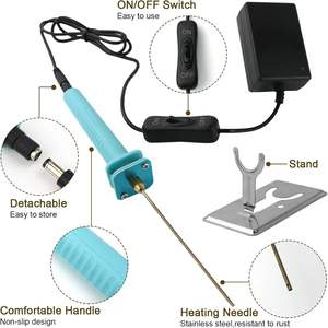 <span class=keywords><strong>Cortador</strong></span> <span class=keywords><strong>de</strong></span> Espuma Eléctrico Portátil DIY con Motor Sin Escobillas, Lápiz <span class=keywords><strong>de</strong></span> Corte por Hilo Caliente para <span class=keywords><strong>Poliestireno</strong></span> y Espuma <span class=keywords><strong>de</strong></span> <span class=keywords><strong>Poliestireno</strong></span>, Herramienta Eléctrica 110-220V, 2 Años <span class=keywords><strong>de</strong></span> Garantía - Product Image 4