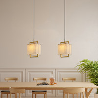 Lustre LED Dimmable en Marbre Cuivré Lumineux, Alabâtre Naturel et Gypse pour Salon et Chambre de Villa de Luxe Moderne